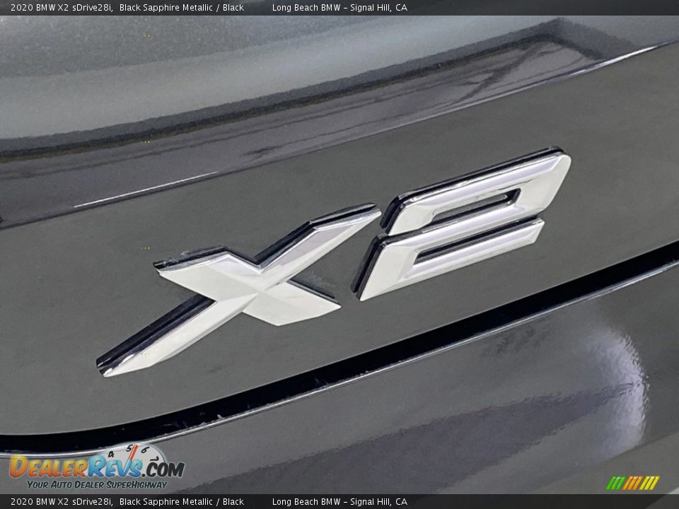 2020 BMW X2 sDrive28i Black Sapphire Metallic / Black Photo #10