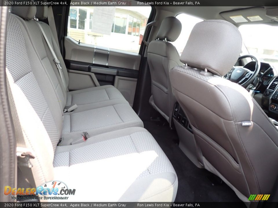 2020 Ford F150 XLT SuperCrew 4x4 Agate Black / Medium Earth Gray Photo #10