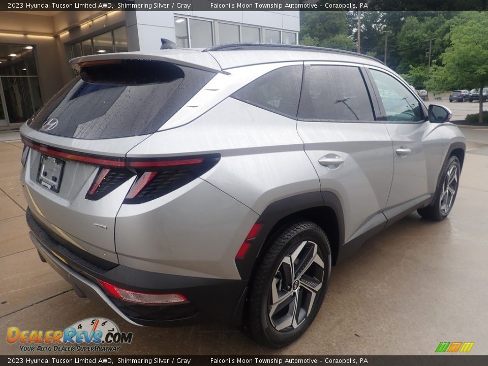 2023 Hyundai Tucson Limited AWD Shimmering Silver / Gray Photo #2