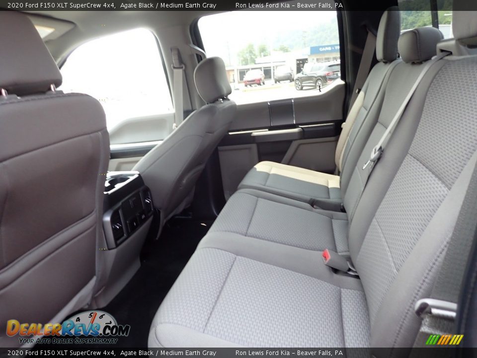 2020 Ford F150 XLT SuperCrew 4x4 Agate Black / Medium Earth Gray Photo #12