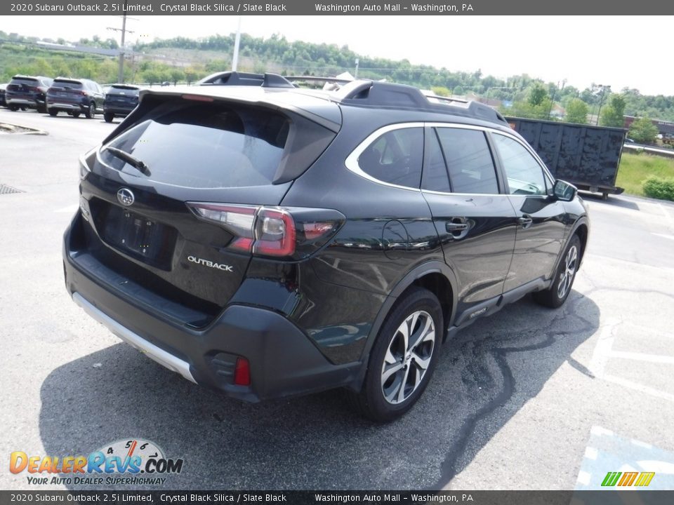 2020 Subaru Outback 2.5i Limited Crystal Black Silica / Slate Black Photo #8