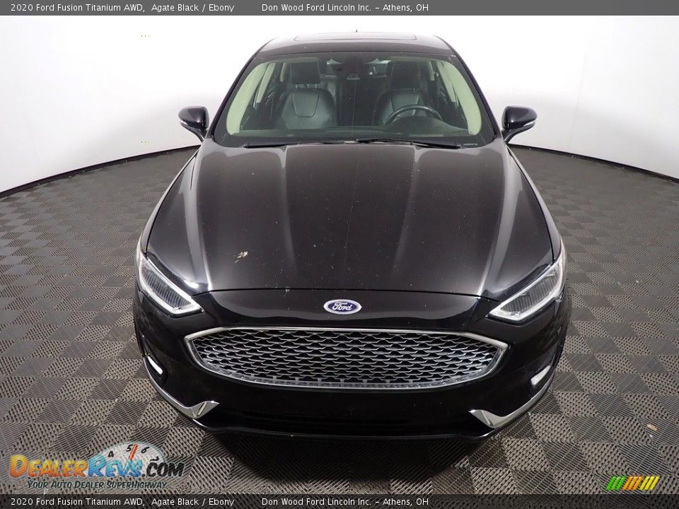 2020 Ford Fusion Titanium AWD Agate Black / Ebony Photo #7