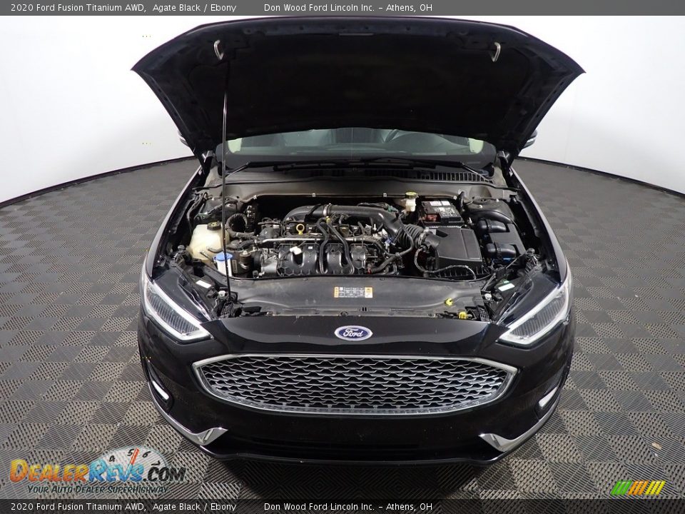 2020 Ford Fusion Titanium AWD Agate Black / Ebony Photo #8