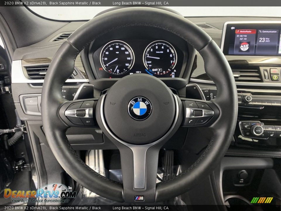 2020 BMW X2 sDrive28i Black Sapphire Metallic / Black Photo #17