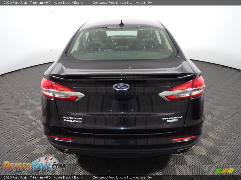 2020 Ford Fusion Titanium AWD Agate Black / Ebony Photo #15