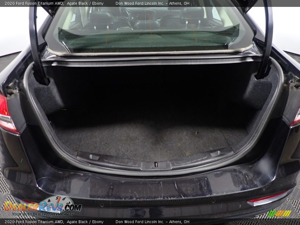 2020 Ford Fusion Titanium AWD Agate Black / Ebony Photo #17