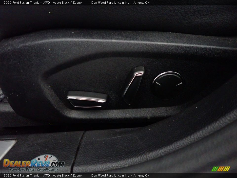 2020 Ford Fusion Titanium AWD Agate Black / Ebony Photo #24