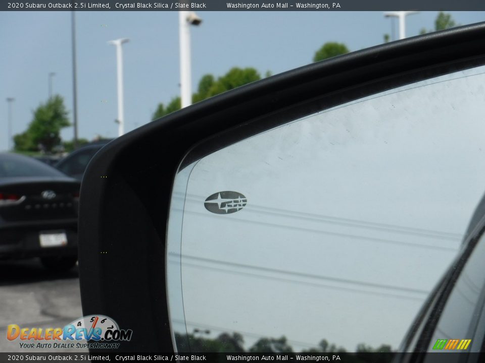 2020 Subaru Outback 2.5i Limited Crystal Black Silica / Slate Black Photo #26