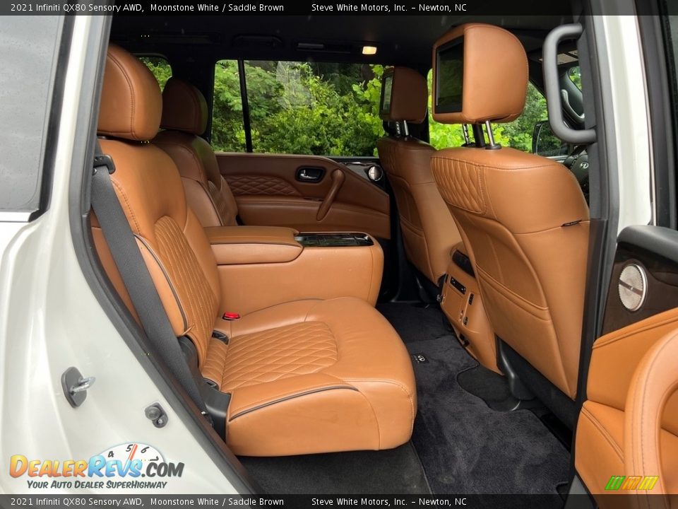 Rear Seat of 2021 Infiniti QX80 Sensory AWD Photo #12