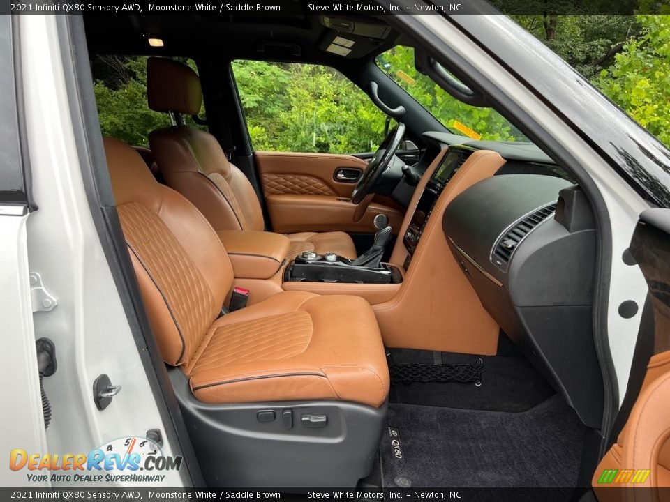 Saddle Brown Interior - 2021 Infiniti QX80 Sensory AWD Photo #14