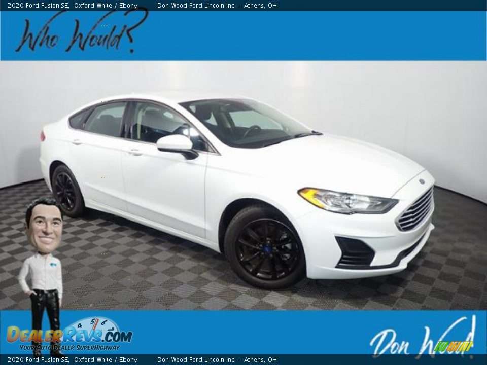 2020 Ford Fusion SE Oxford White / Ebony Photo #1