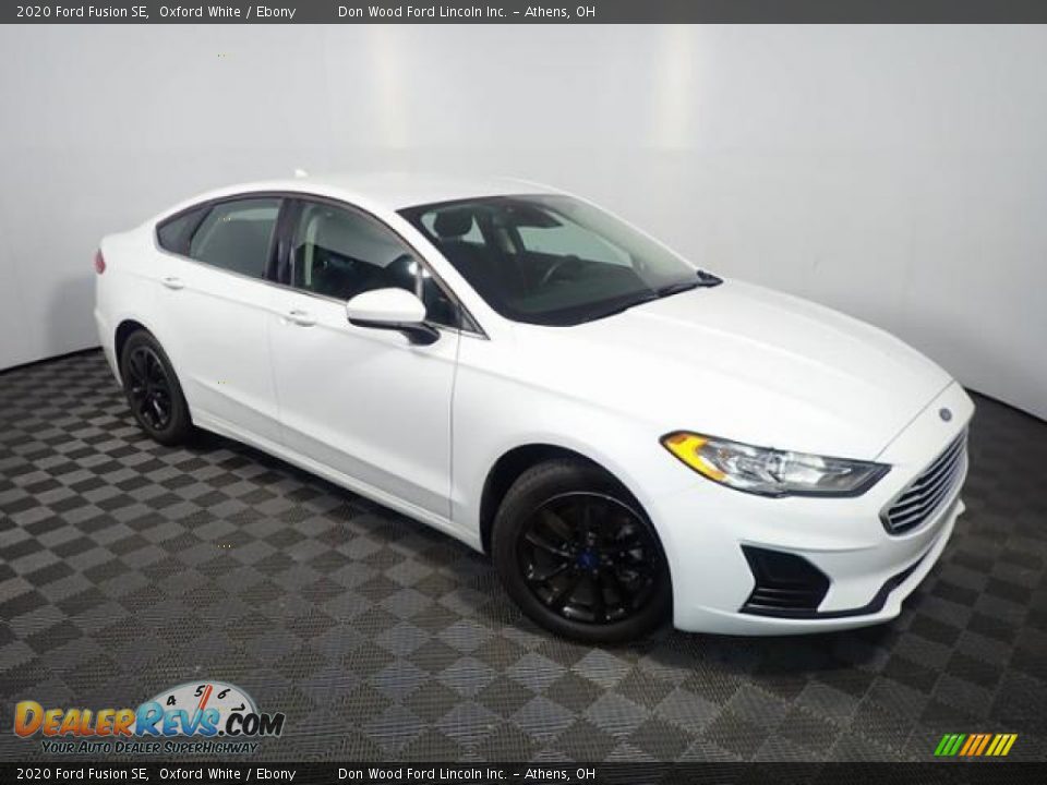 2020 Ford Fusion SE Oxford White / Ebony Photo #3