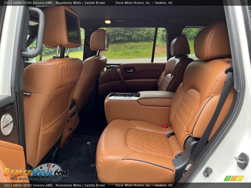 Rear Seat of 2021 Infiniti QX80 Sensory AWD Photo #18