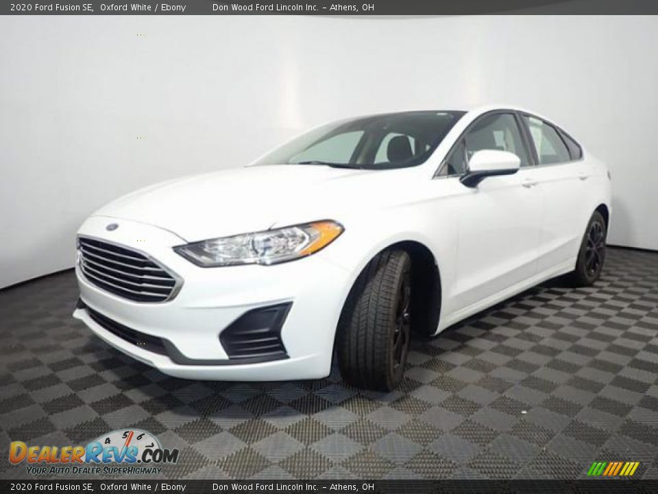 2020 Ford Fusion SE Oxford White / Ebony Photo #7