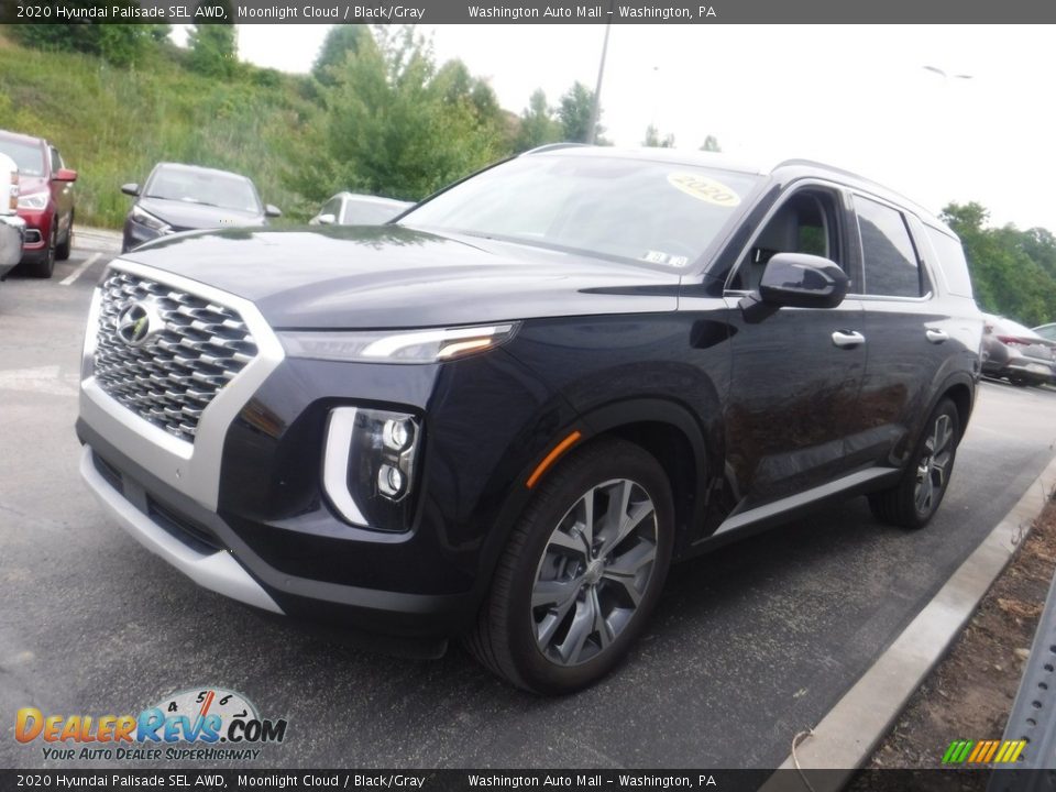 2020 Hyundai Palisade SEL AWD Moonlight Cloud / Black/Gray Photo #4