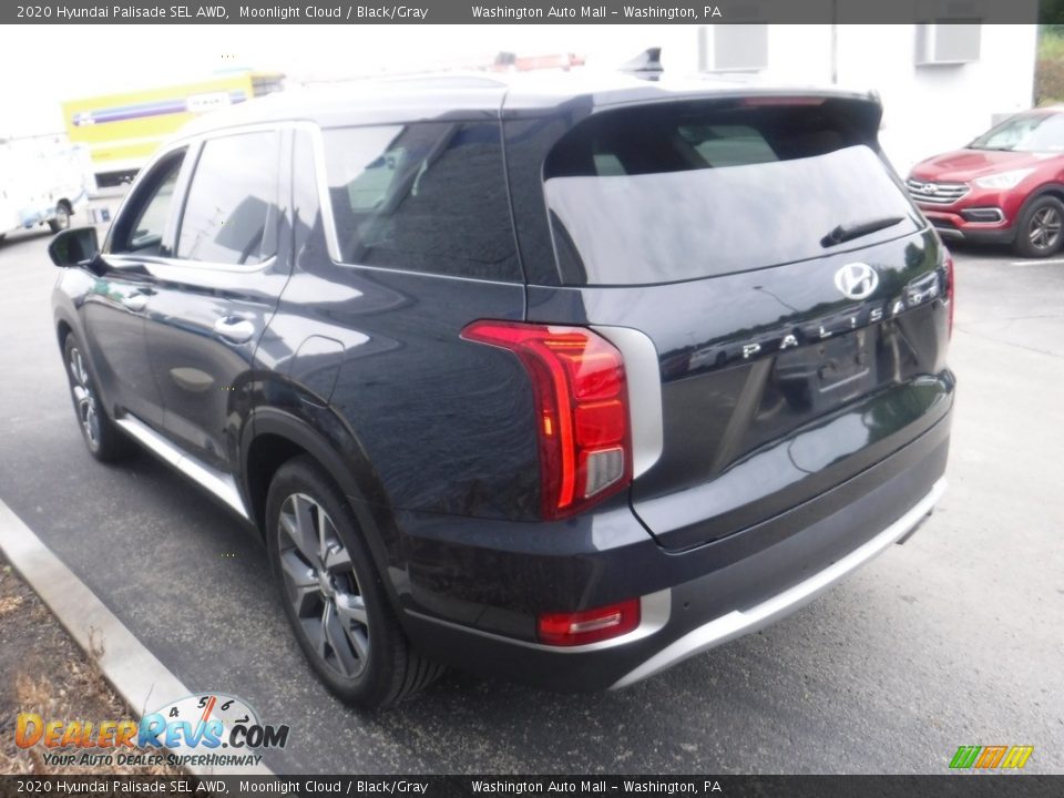 2020 Hyundai Palisade SEL AWD Moonlight Cloud / Black/Gray Photo #5