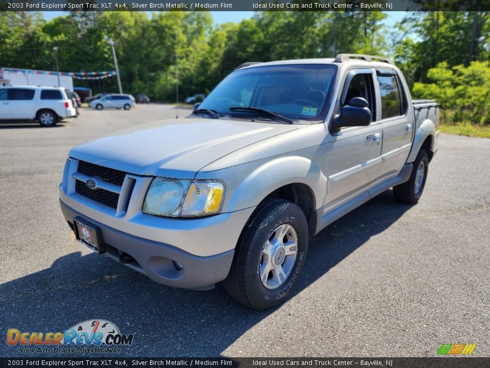 2003 Ford Explorer Sport Trac XLT 4x4 Silver Birch Metallic / Medium Flint Photo #1