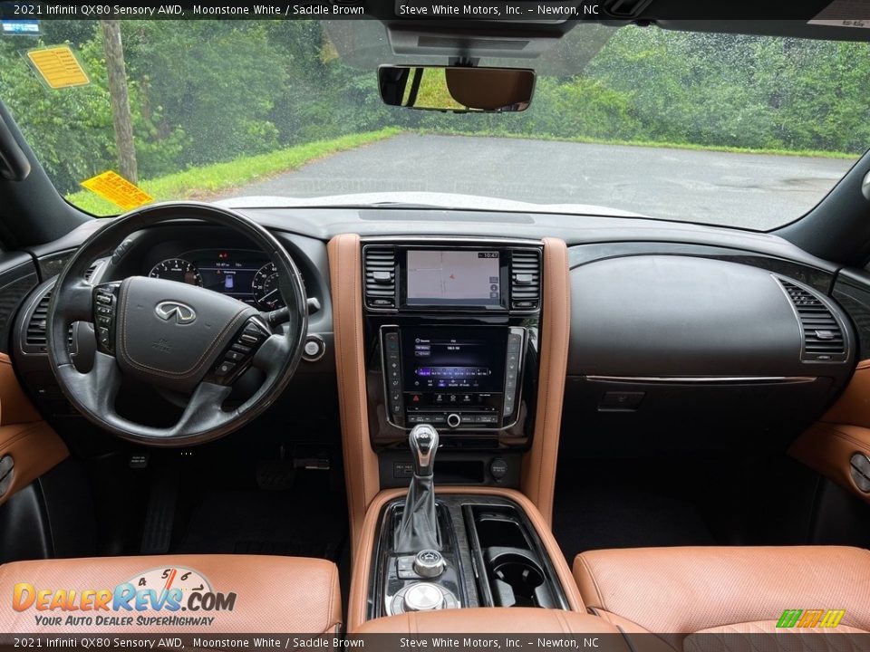 Dashboard of 2021 Infiniti QX80 Sensory AWD Photo #22