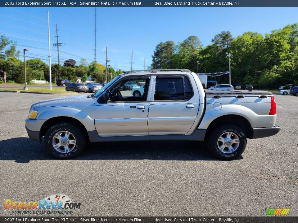 2003 Ford Explorer Sport Trac XLT 4x4 Silver Birch Metallic / Medium Flint Photo #2