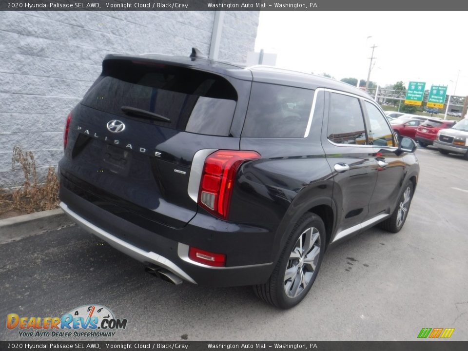 2020 Hyundai Palisade SEL AWD Moonlight Cloud / Black/Gray Photo #7