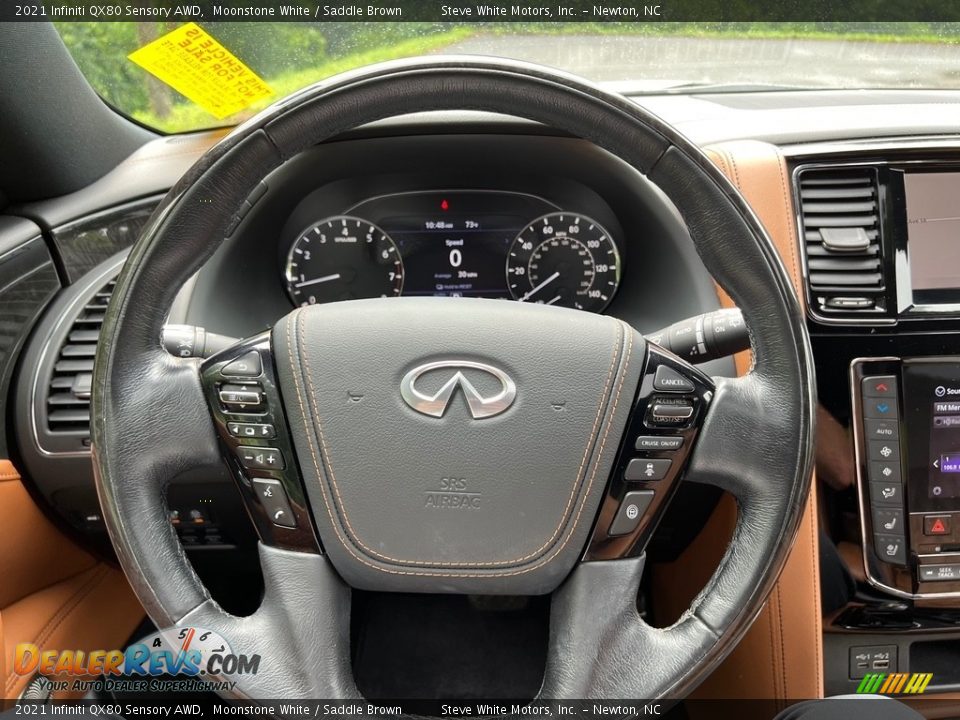 2021 Infiniti QX80 Sensory AWD Steering Wheel Photo #24