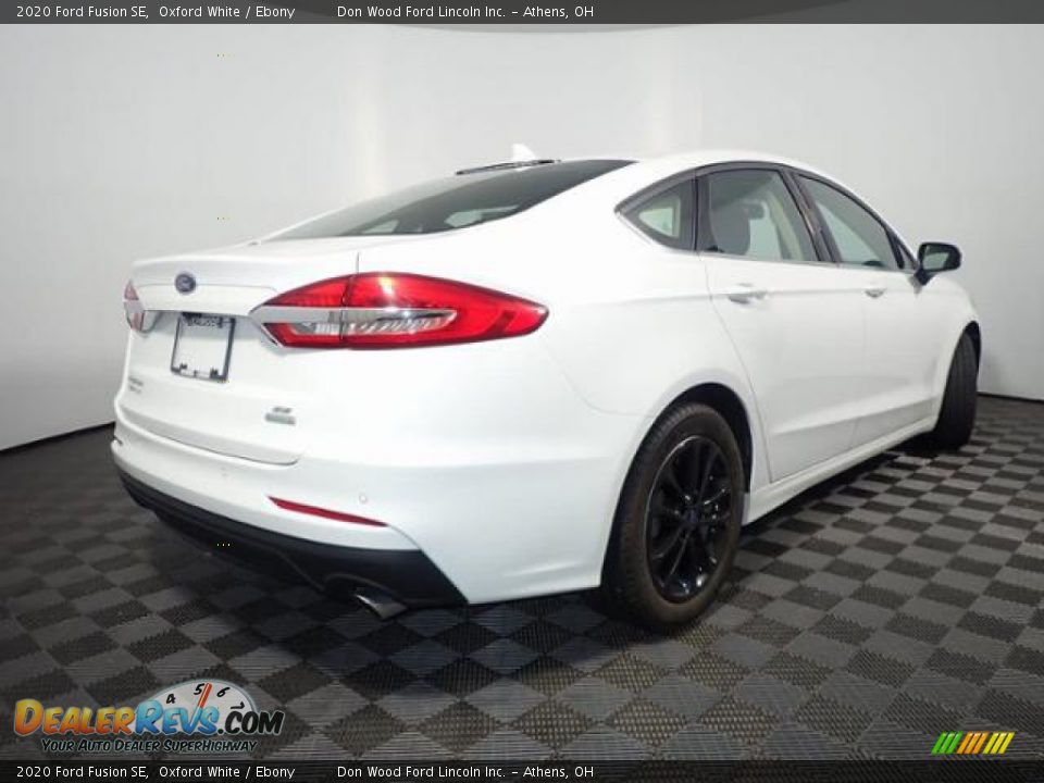 2020 Ford Fusion SE Oxford White / Ebony Photo #14