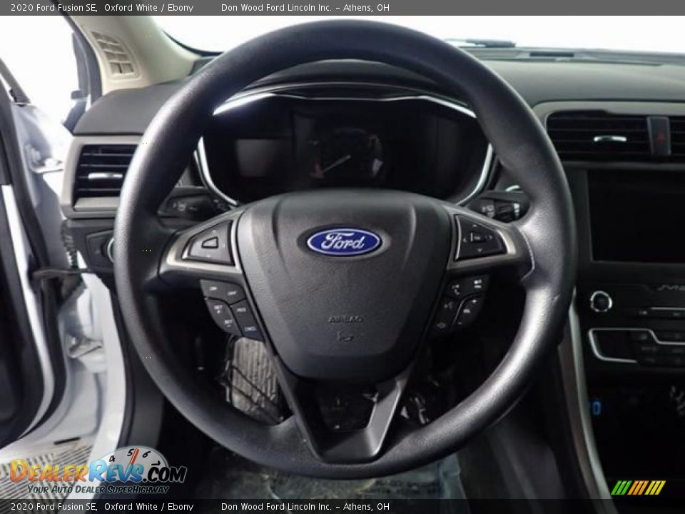 2020 Ford Fusion SE Oxford White / Ebony Photo #23