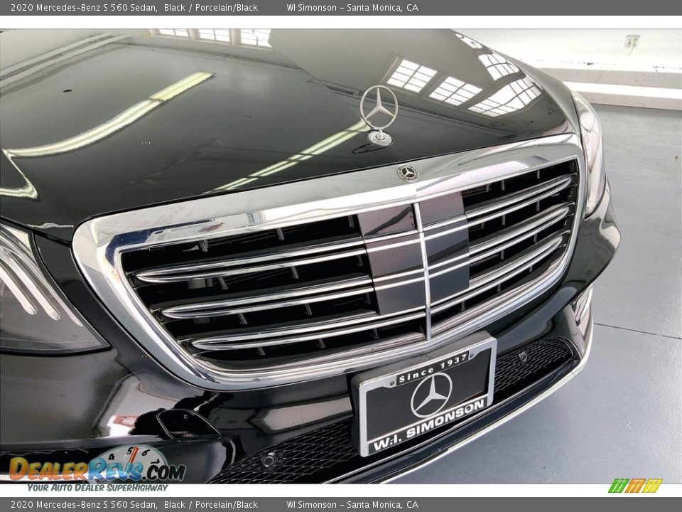 2020 Mercedes-Benz S 560 Sedan Black / Porcelain/Black Photo #30