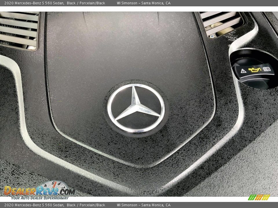 2020 Mercedes-Benz S 560 Sedan Black / Porcelain/Black Photo #32