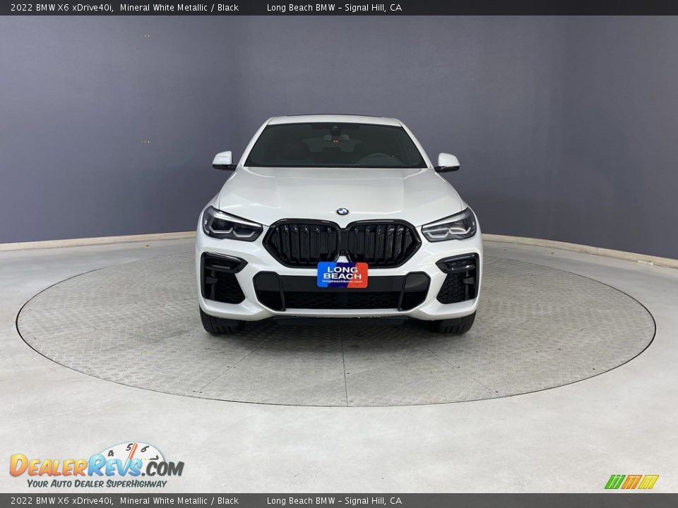 2022 BMW X6 xDrive40i Mineral White Metallic / Black Photo #2