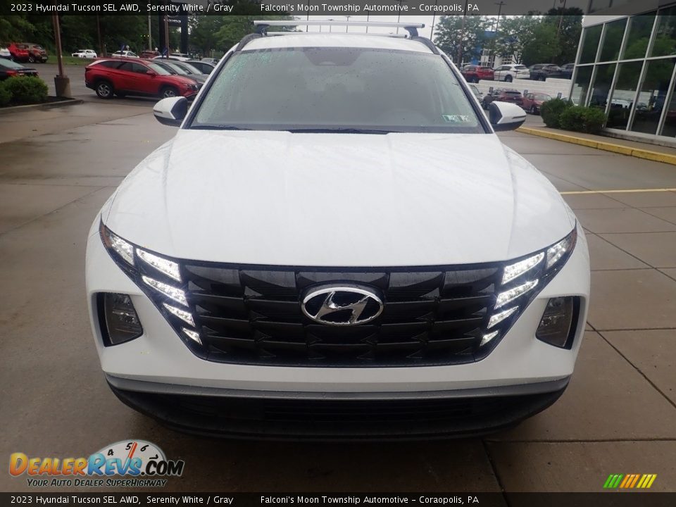 2023 Hyundai Tucson SEL AWD Serenity White / Gray Photo #8