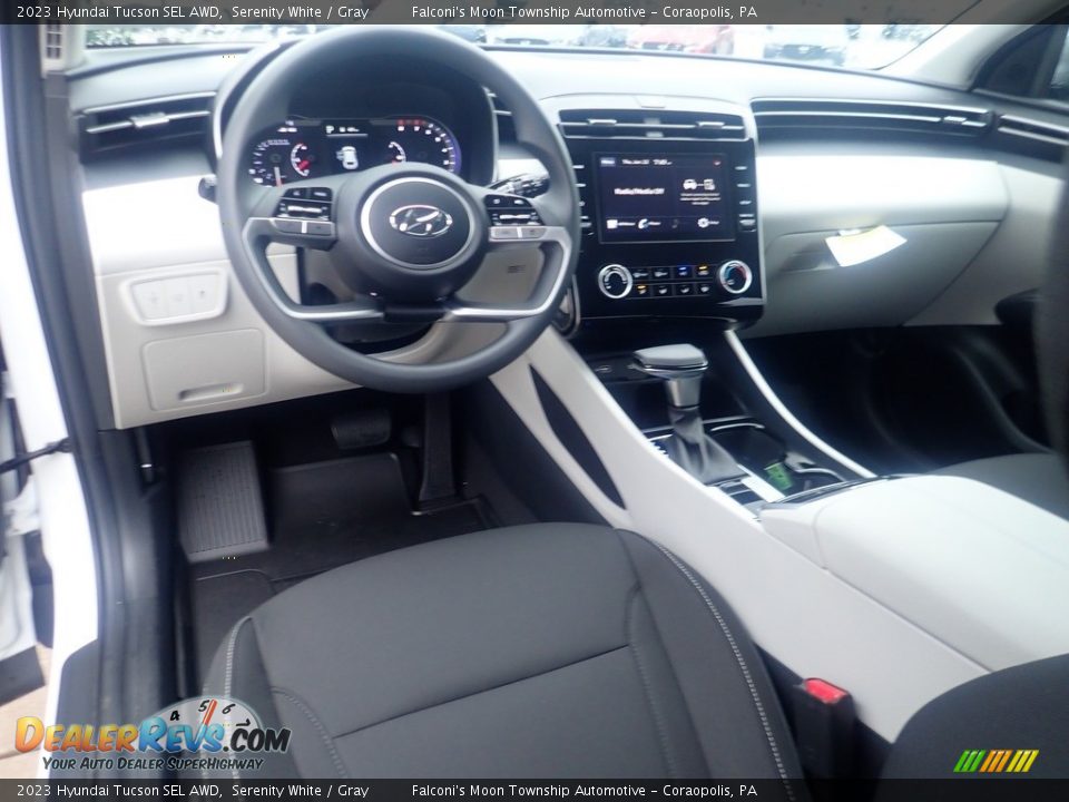 2023 Hyundai Tucson SEL AWD Serenity White / Gray Photo #13