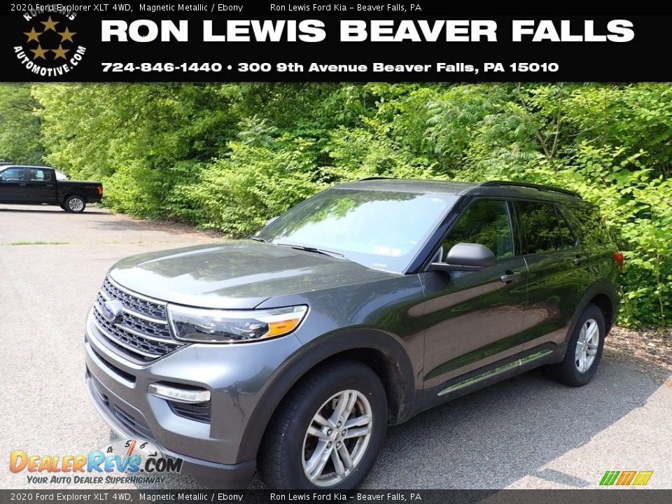 2020 Ford Explorer XLT 4WD Magnetic Metallic / Ebony Photo #1