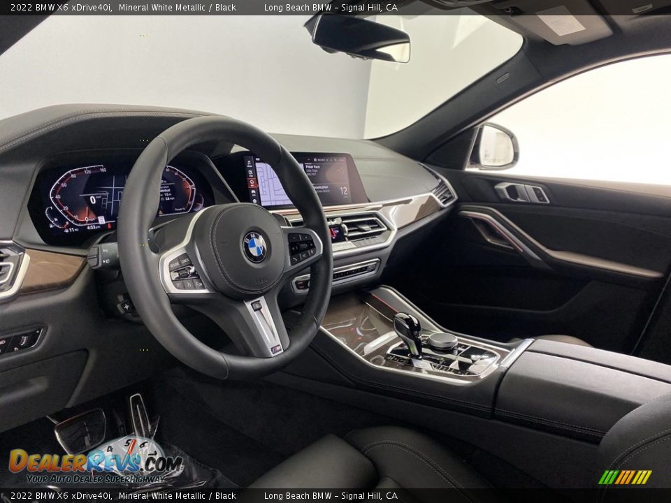 2022 BMW X6 xDrive40i Mineral White Metallic / Black Photo #15