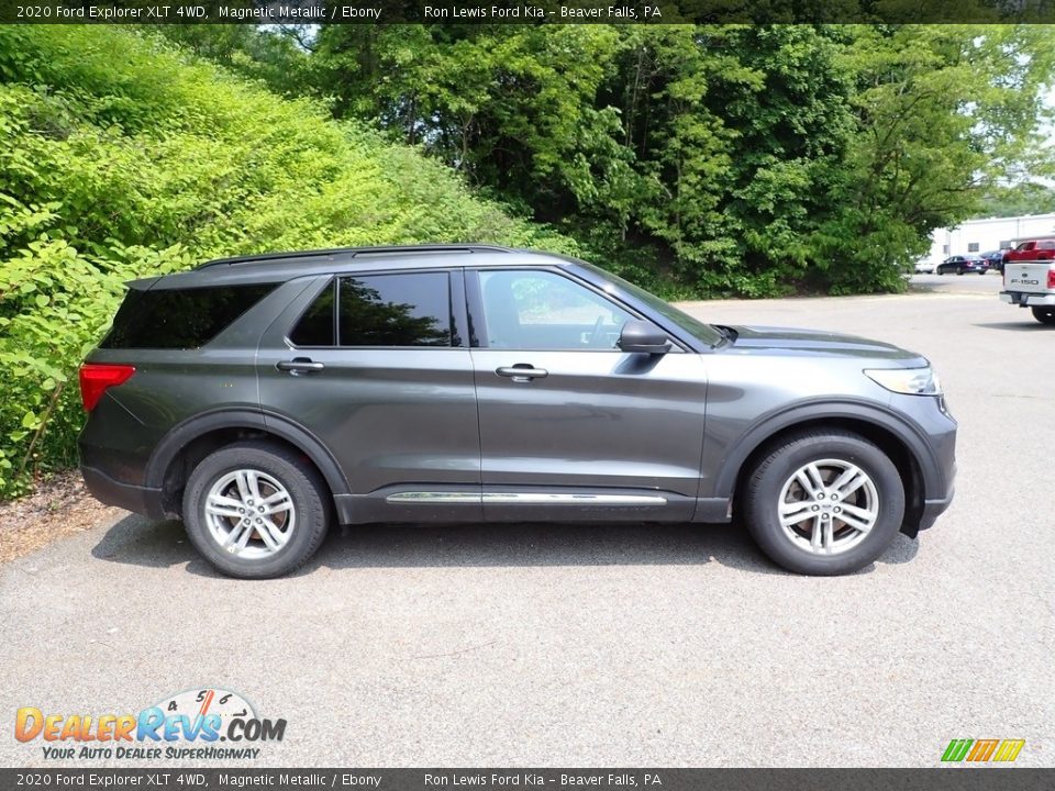 2020 Ford Explorer XLT 4WD Magnetic Metallic / Ebony Photo #4