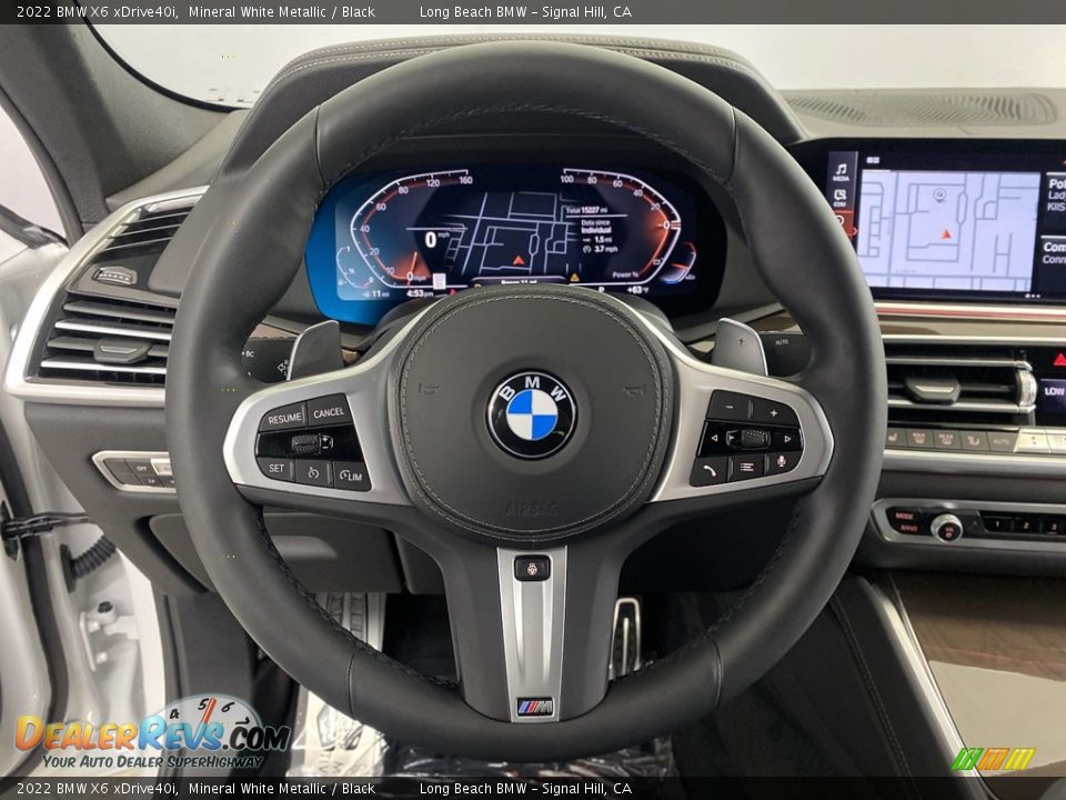 2022 BMW X6 xDrive40i Steering Wheel Photo #17