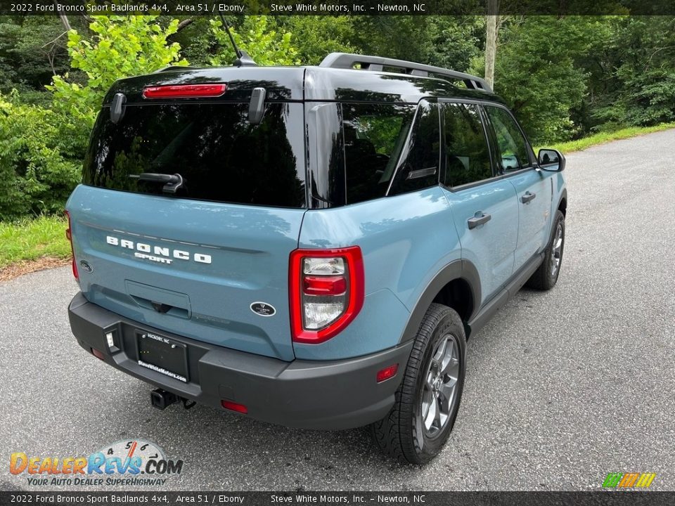 2022 Ford Bronco Sport Badlands 4x4 Area 51 / Ebony Photo #6