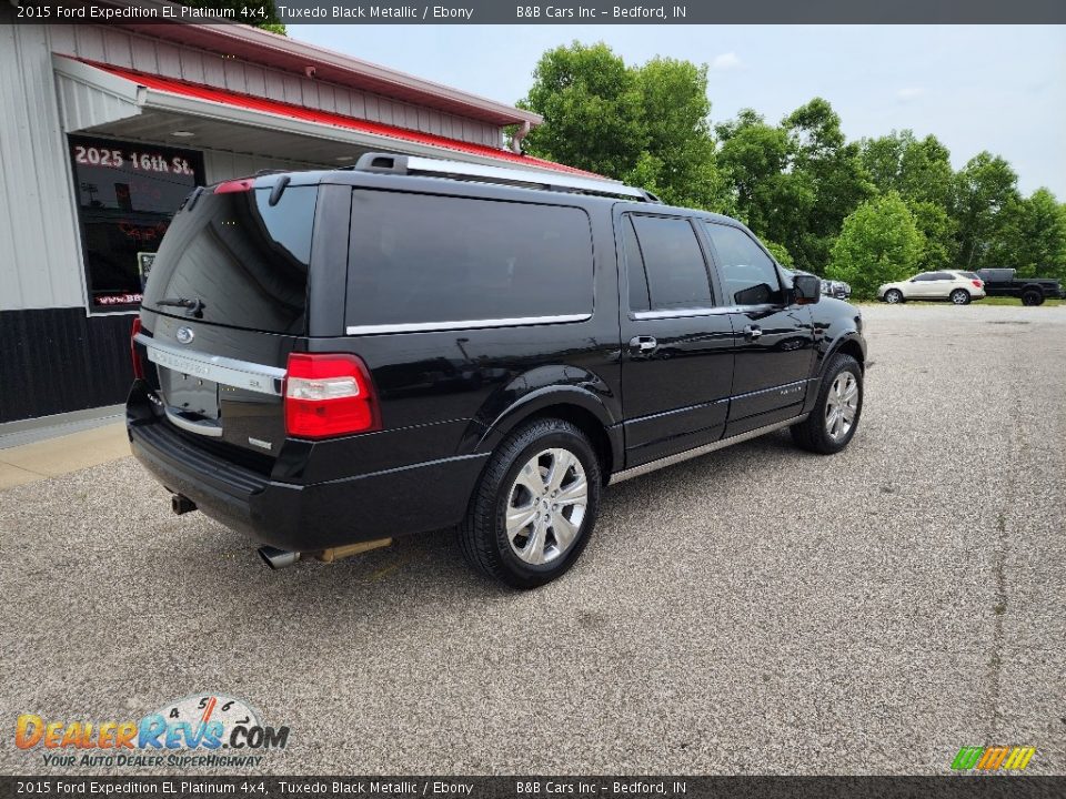 2015 Ford Expedition EL Platinum 4x4 Tuxedo Black Metallic / Ebony Photo #2