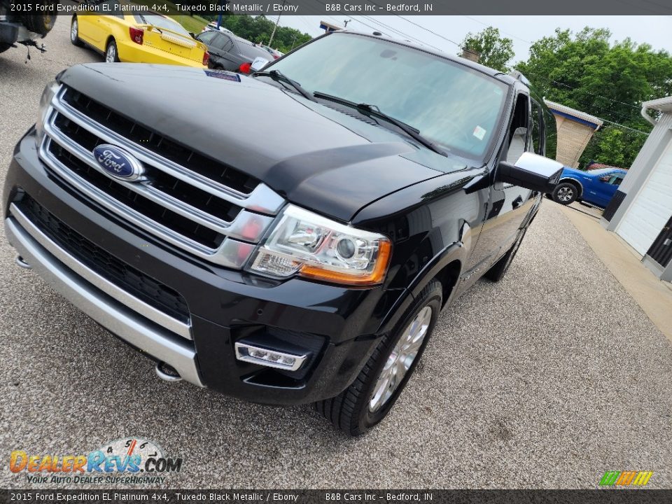 2015 Ford Expedition EL Platinum 4x4 Tuxedo Black Metallic / Ebony Photo #6