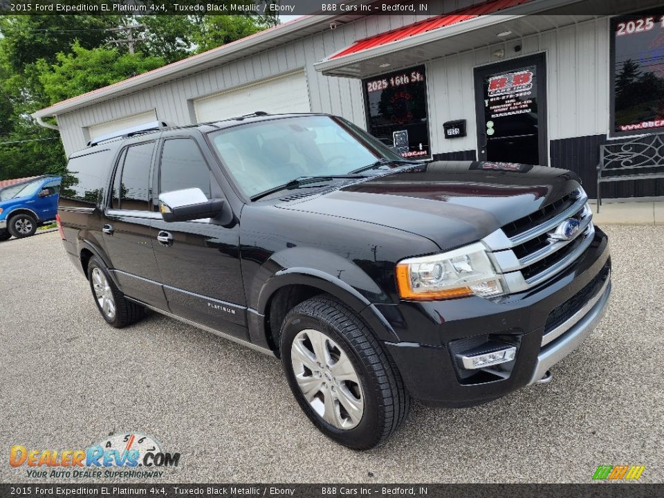 Tuxedo Black Metallic 2015 Ford Expedition EL Platinum 4x4 Photo #8