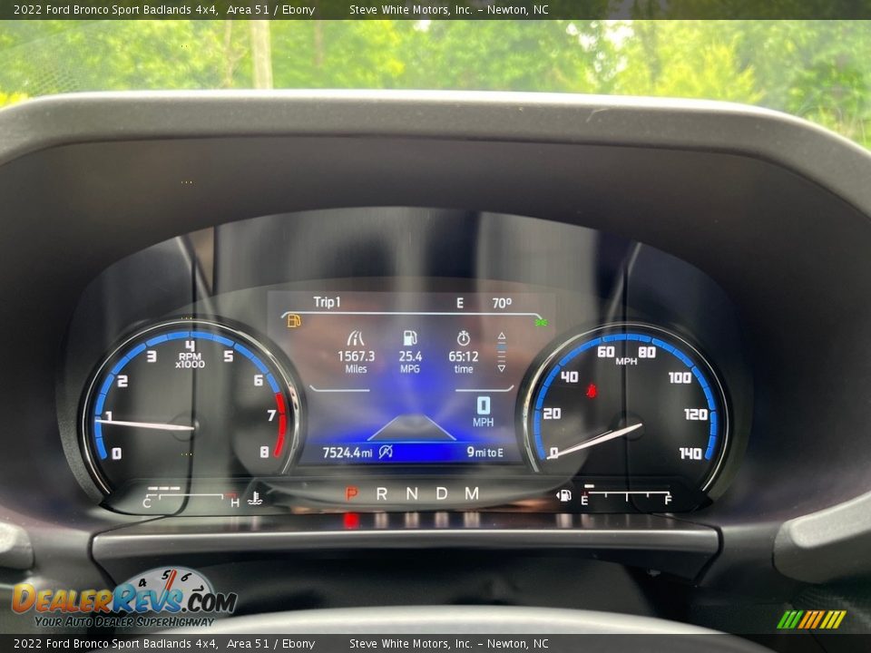 2022 Ford Bronco Sport Badlands 4x4 Gauges Photo #18