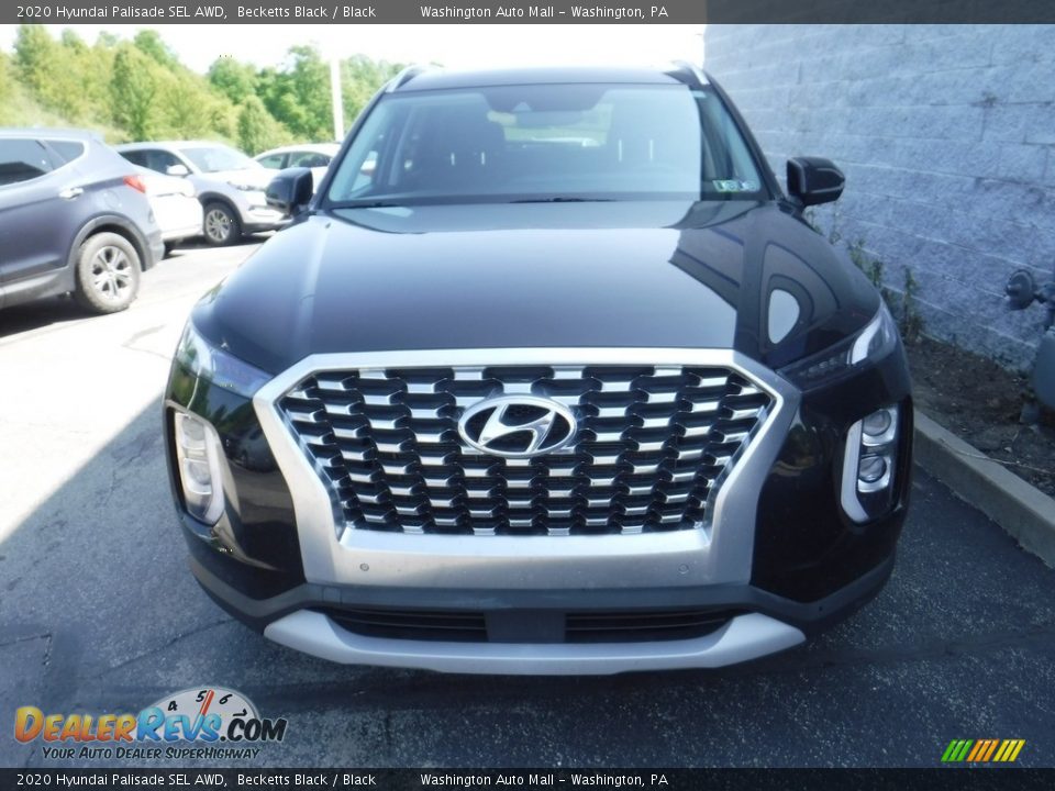 2020 Hyundai Palisade SEL AWD Becketts Black / Black Photo #2