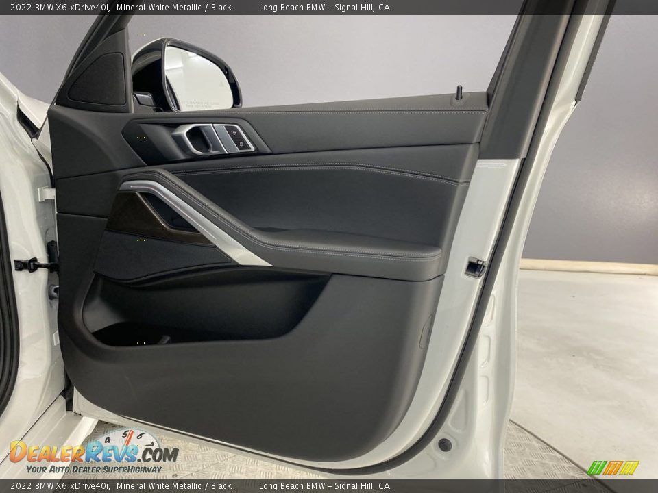 2022 BMW X6 xDrive40i Mineral White Metallic / Black Photo #31