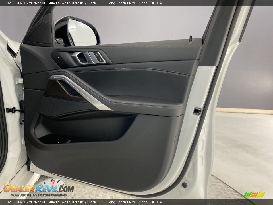 2022 BMW X6 xDrive40i Mineral White Metallic / Black Photo #31