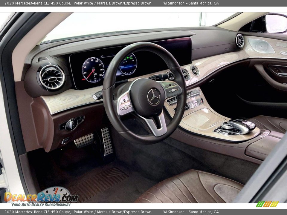 Marsala Brown/Espresso Brown Interior - 2020 Mercedes-Benz CLS 450 Coupe Photo #14