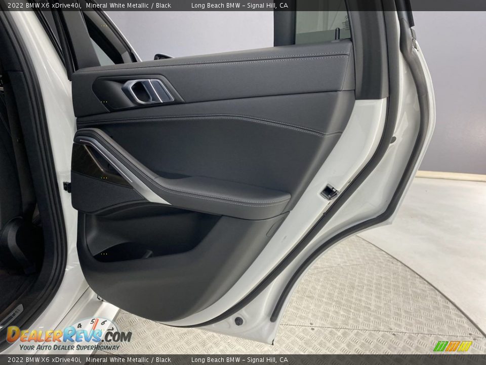 2022 BMW X6 xDrive40i Mineral White Metallic / Black Photo #34