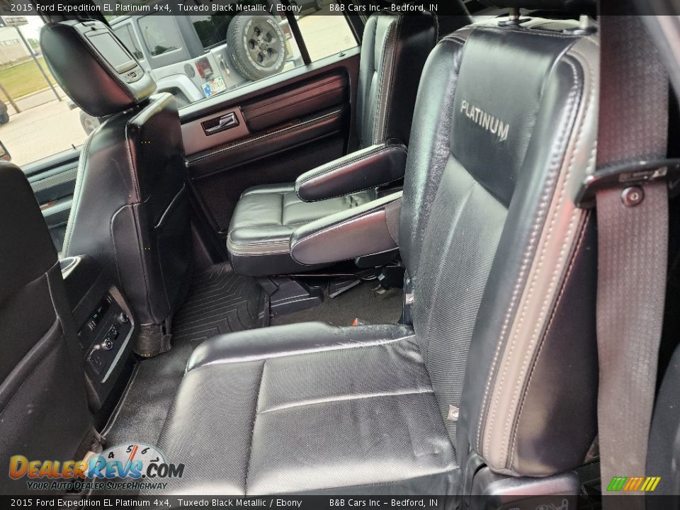 Rear Seat of 2015 Ford Expedition EL Platinum 4x4 Photo #20