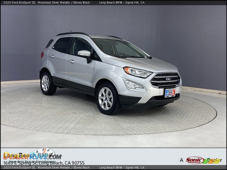 2020 Ford EcoSport SE Moondust Silver Metallic / Ebony Black Photo #1