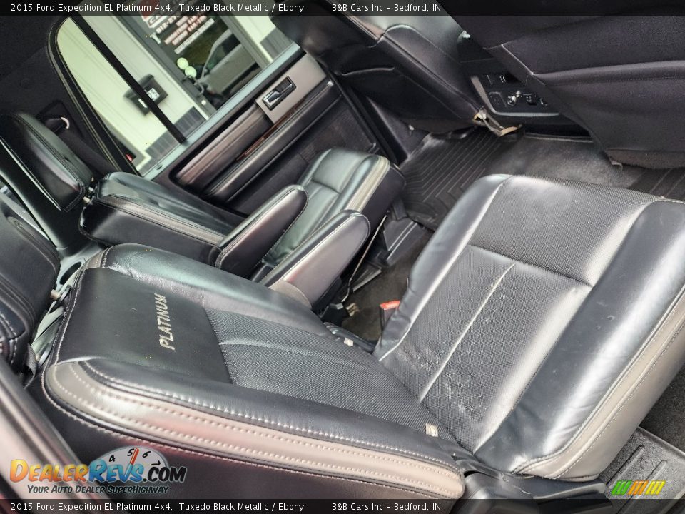 Rear Seat of 2015 Ford Expedition EL Platinum 4x4 Photo #26