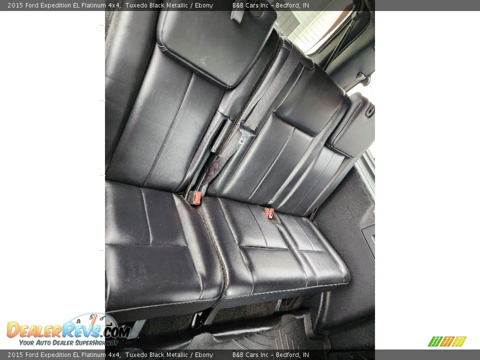 Rear Seat of 2015 Ford Expedition EL Platinum 4x4 Photo #27